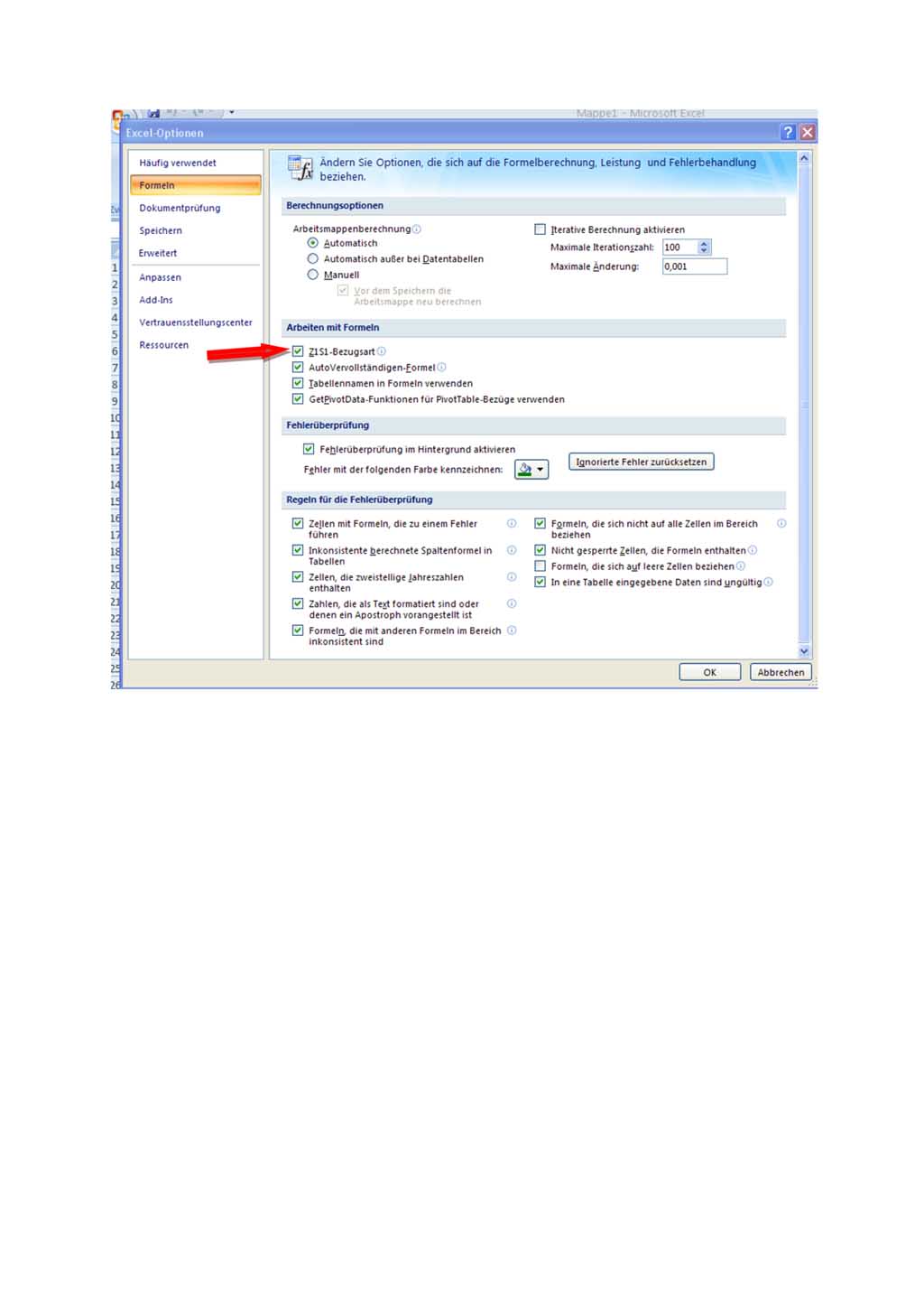 Excel 2007 kennenlernen